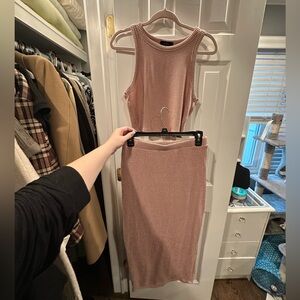 Light Pink Skirt Set